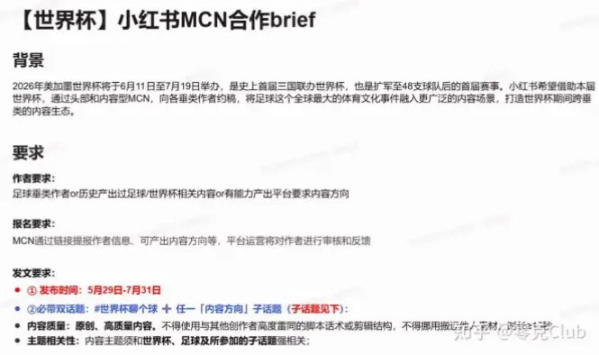 小红书世界杯话题怎么做内容？
